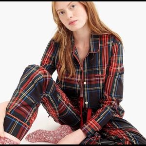 J Crew Tartan Pajama Set